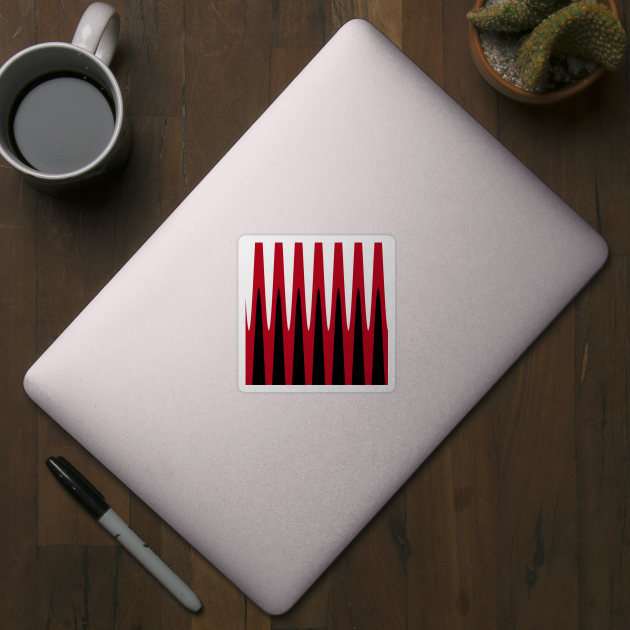 Wave Design Red by BlakCircleGirl